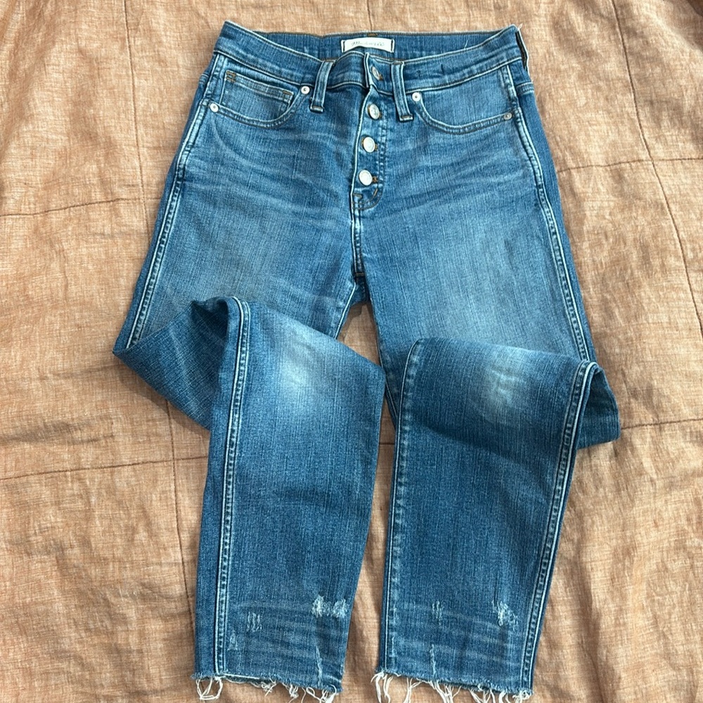 Slim straight Madewell jeans